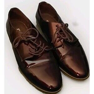 Dune London Flat Loafer Style Shoes‎ Red Burgundy Size 39 8.5